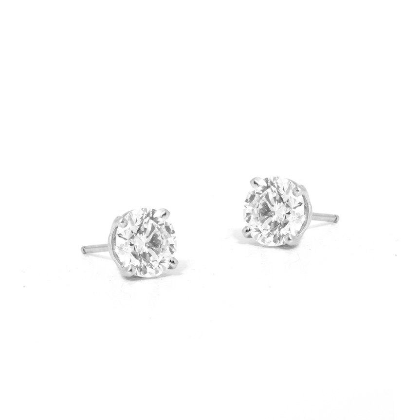 imagem do produto Brinco solitrio ouro 18K e brilhante 1,51/1,52 CT