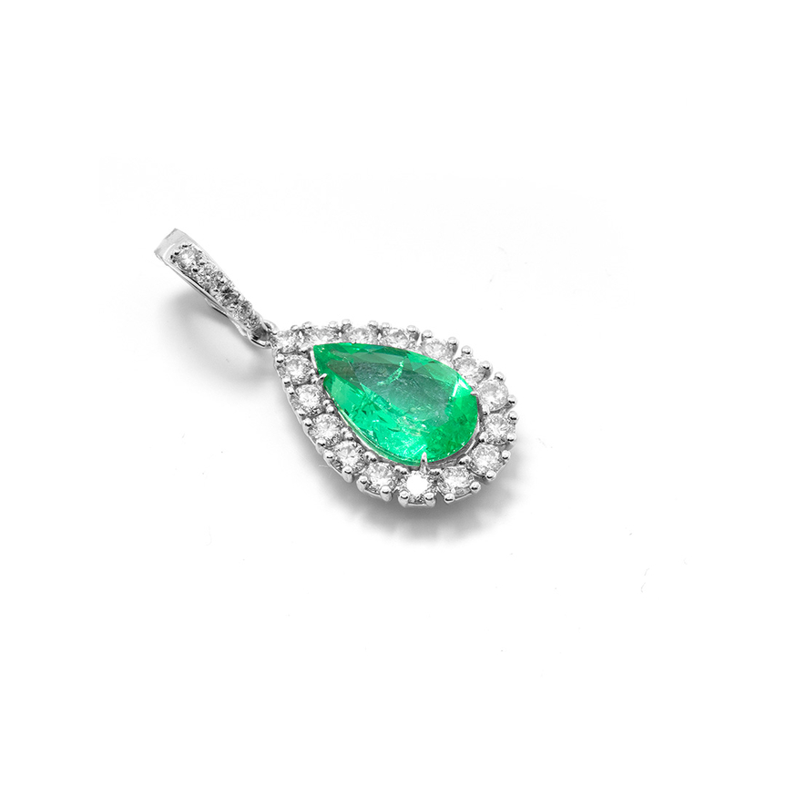imagem do produto Pendente Esmeralda de Muzo Gota 3,03ct
