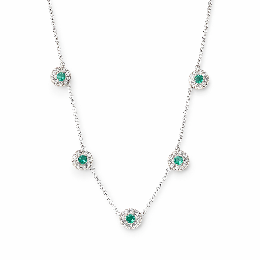 imagem do produto Gargantilha 5 Pendentes Turmalina Para�ba