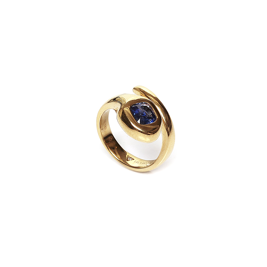 imagem do produto Anel Bold Safira Azul