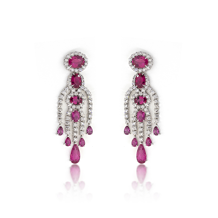 imagem do produto Brinco Rubelita Gotas