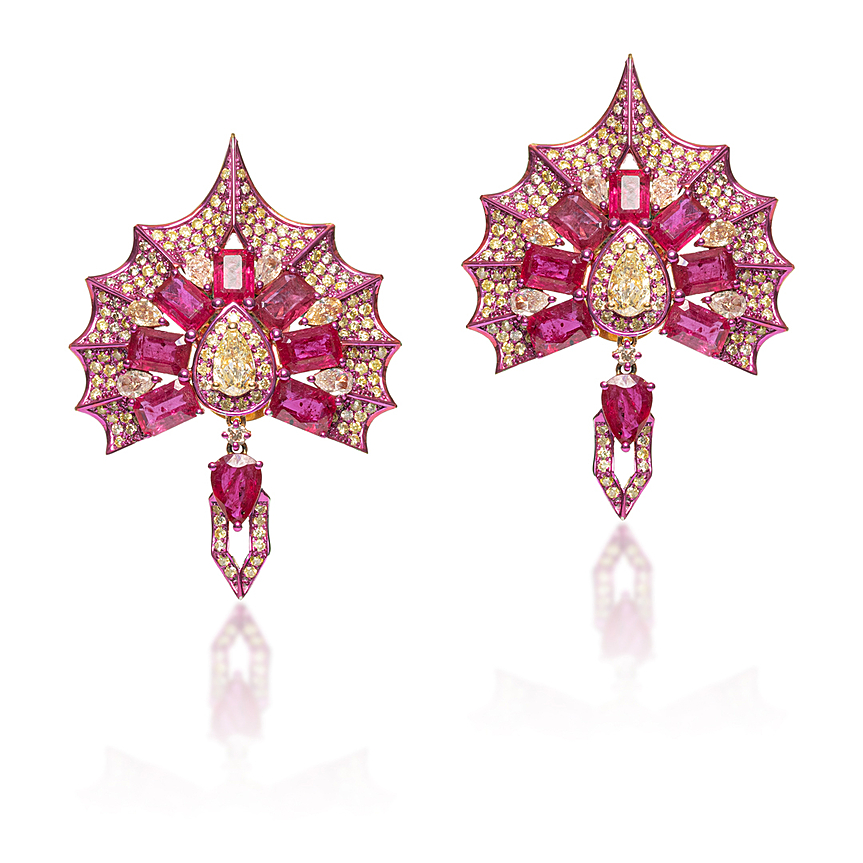 imagem do produto Brinco Sereia Rubis