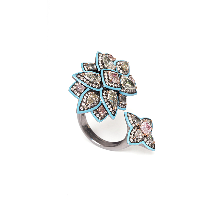 imagem do produto Anel Flor Colorida