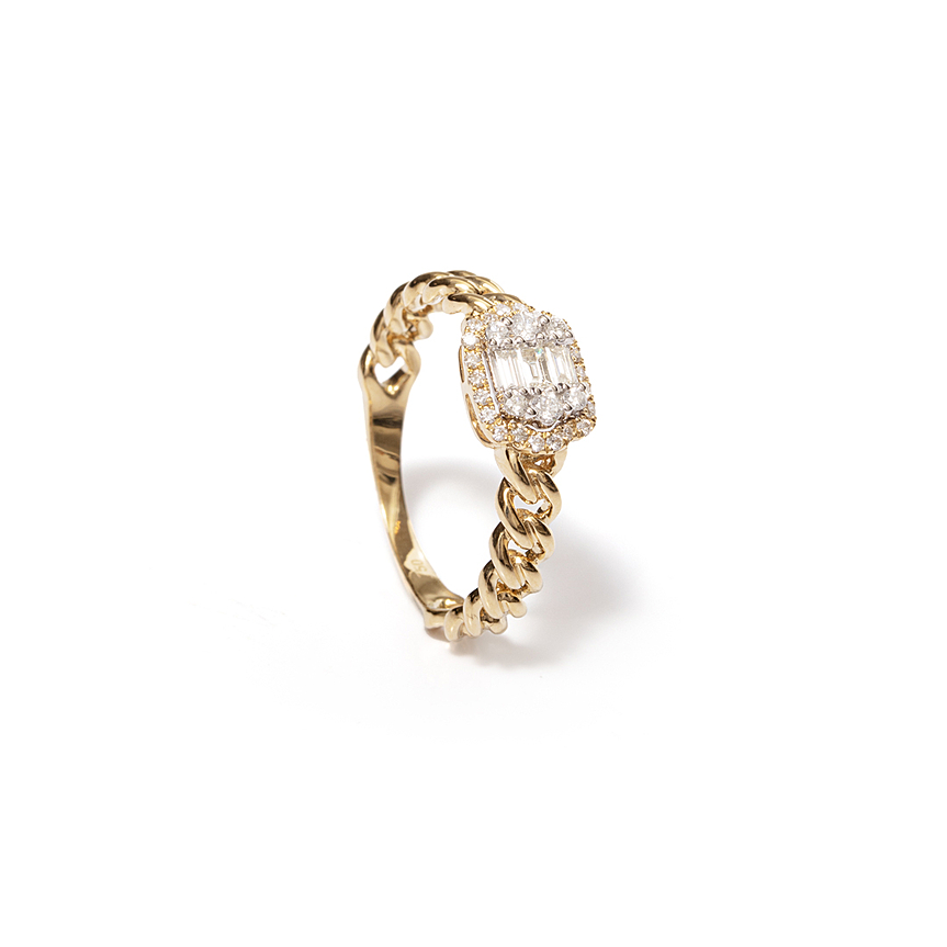 imagem do produto Anel Pizza Bicolor