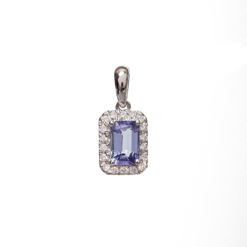 imagem do produto Pendente Tanzanita Baguete