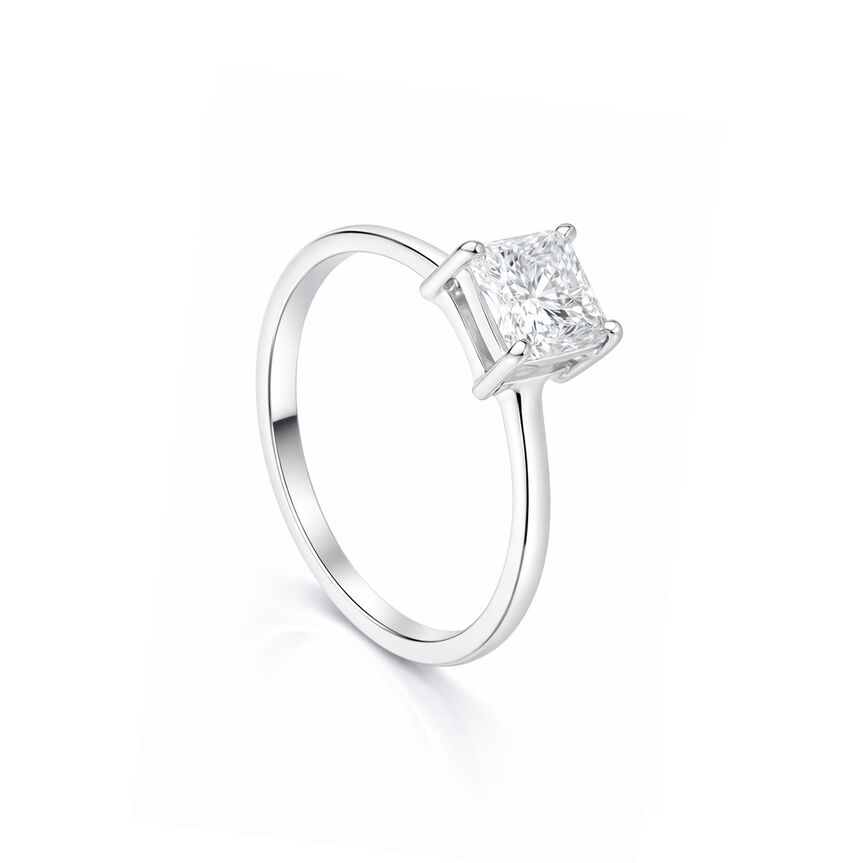 imagem do produto Anel Solit�rio Baguete