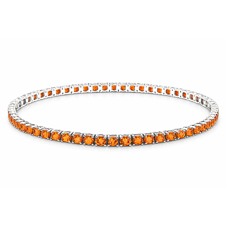 imagem do produto Pulseira Riviera Safira Laranja