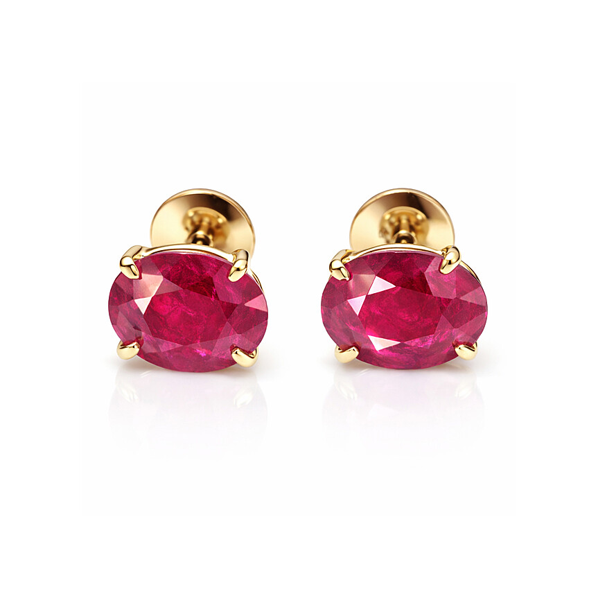 imagem do produto Brinco Solit�rio de Rubi