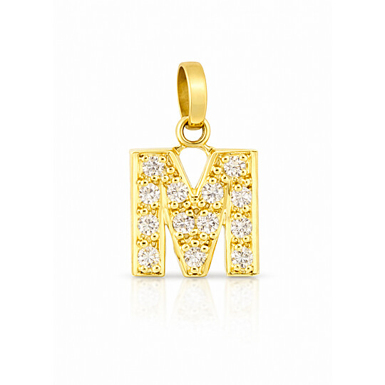 Pendente Letra M