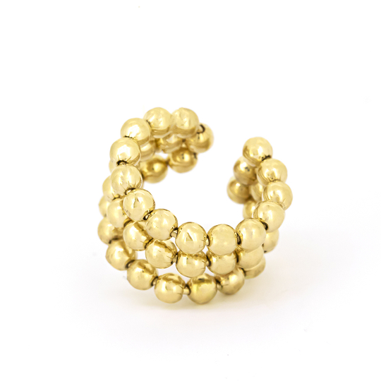 Piercing Bolinhas em Ouro 18K