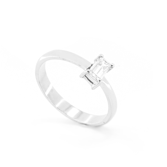 Anel Solitário Diamante
