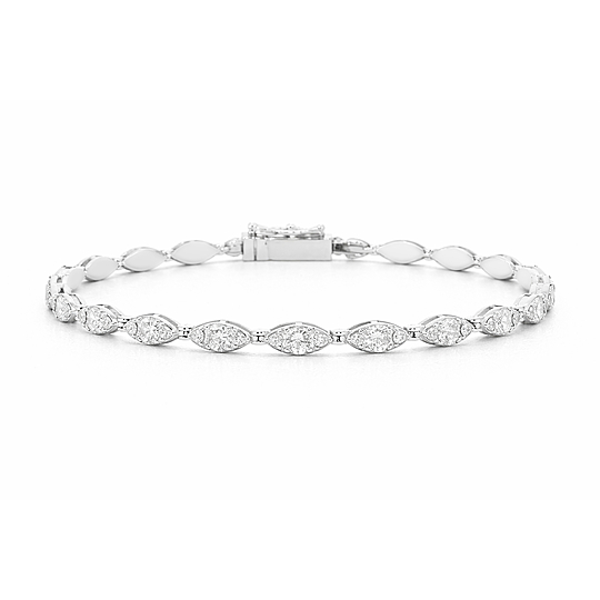 Pulseira Riviera com Diamantes