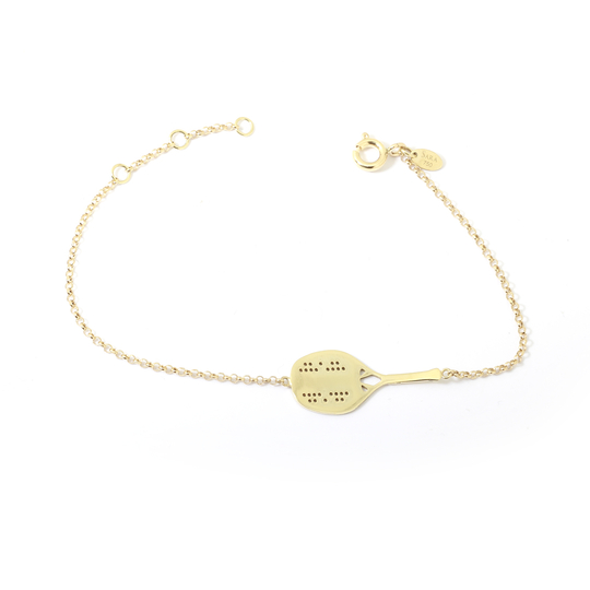 PULSEIRA DE OURO 18K BEACH TENNIS