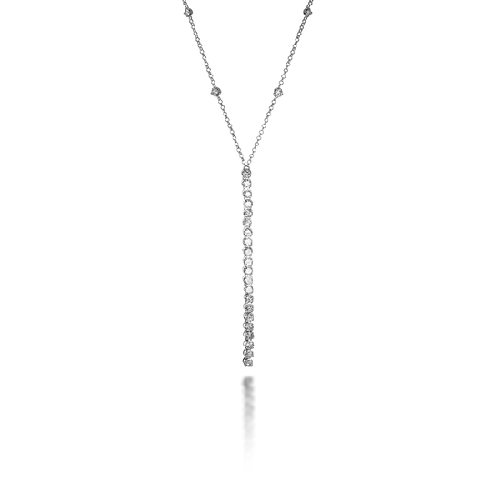 Gargantilha Confete Pendente Riviera de Brilhantes