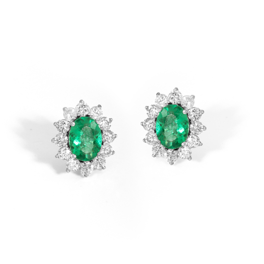 Brinco Esmeraldas e Diamantes