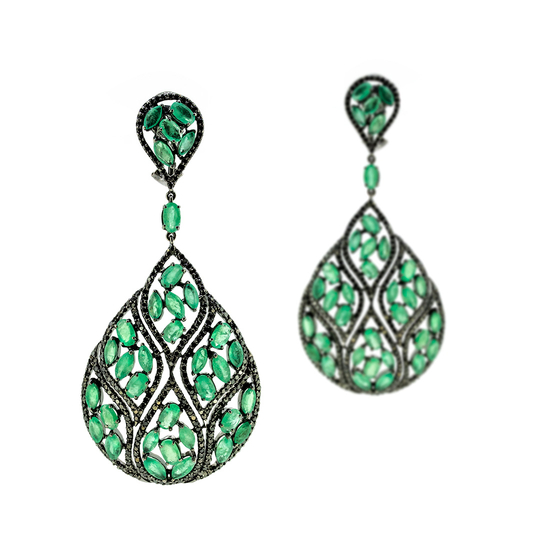 Brinco Esmeraldas e Diamantes