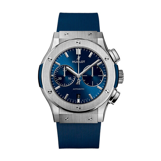Hublot Classic Fusion Chronograph Titanium Blue 45mm