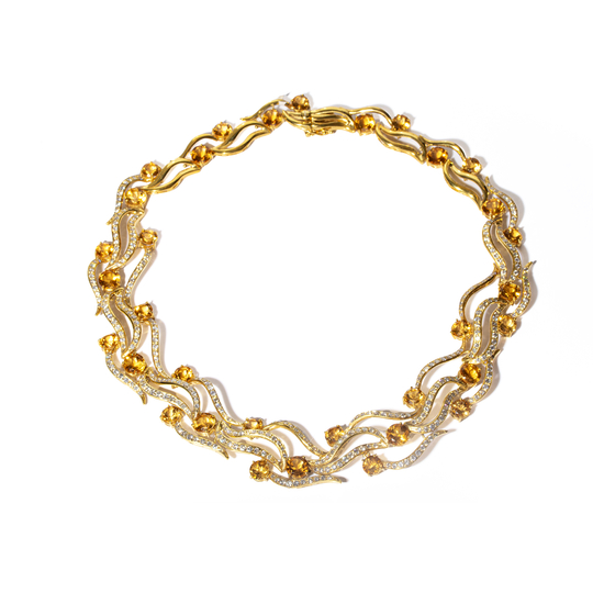 Gargantilha Solar Citrinos