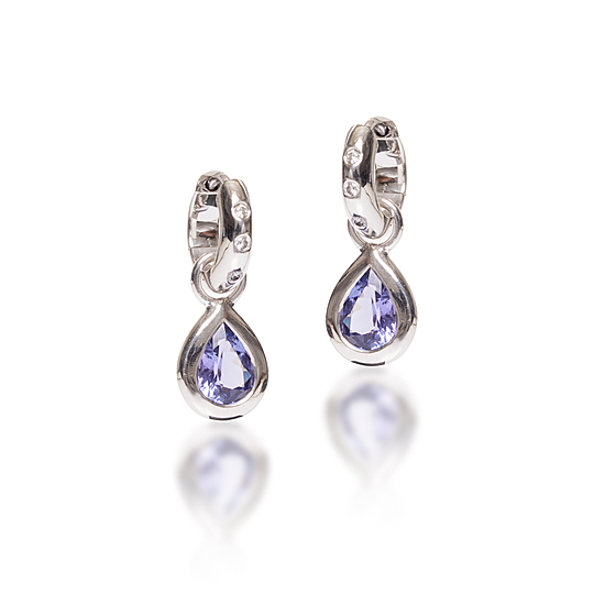 Brinco Argola Tanzanita