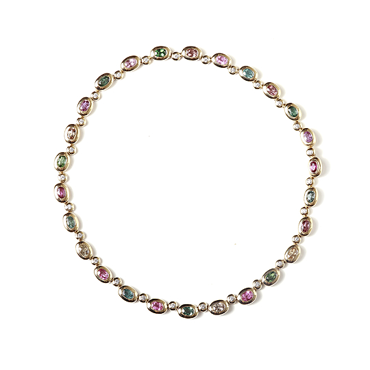 Gargantilha Bold Turmalinas