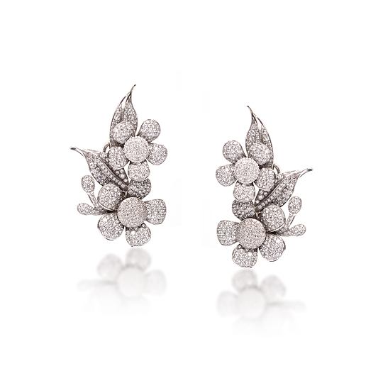 Brinco Flores Pavê