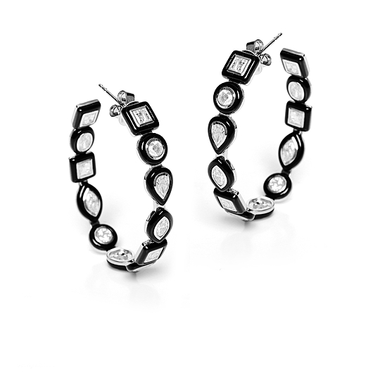 Argola Ágata Moldura