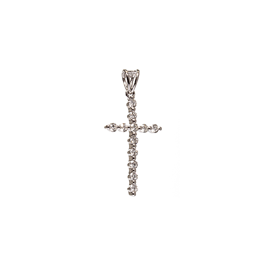 Pendente Crucifixo Diamantes