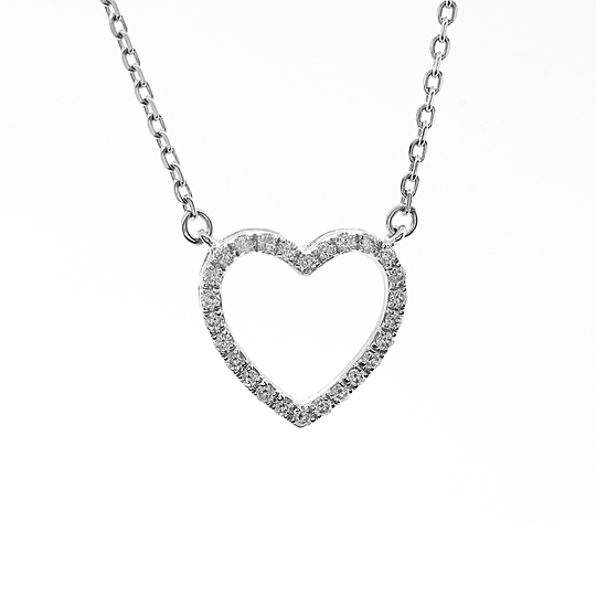 Gargantilha Coração Vazado