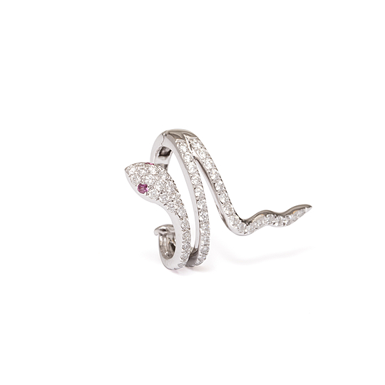 Piercing Cobra Branco