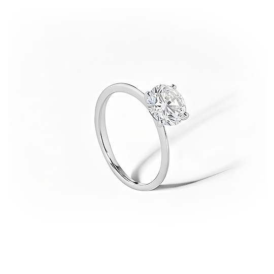Anel Solitário Redondo KSI1
