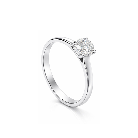 Anel Solitário Redondo