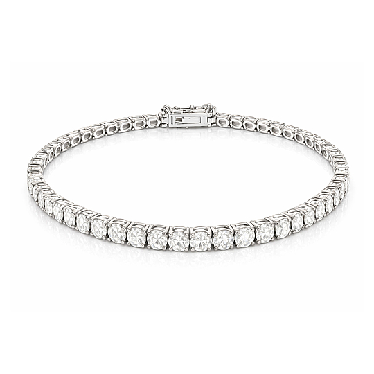 Pulseira Riviera com 34 Diamantes