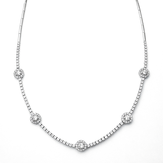 Gargantilha Riviera de Diamantes