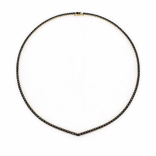 Gargantilha Riviera com 248 Diamantes