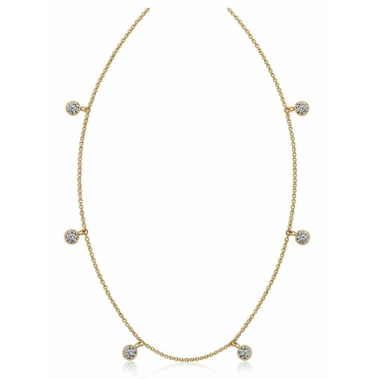 Gargantilha Pingente de Diamantes