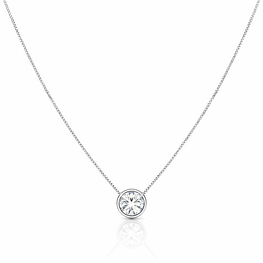 Gargantilha Solitário Diamante