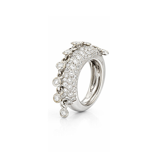 Anel Confetes Diamantes