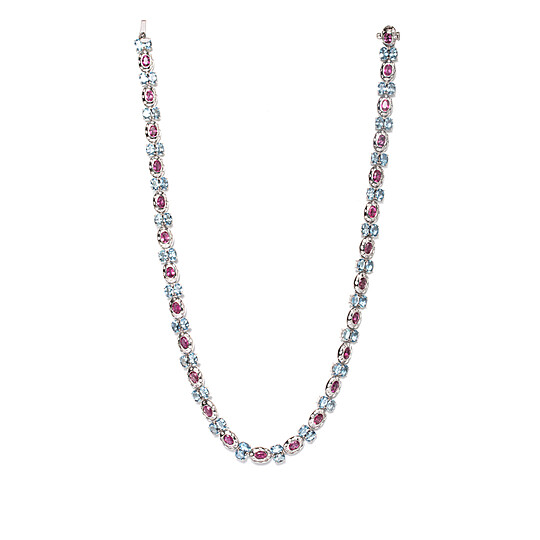 Gargantilha Bold Água Marinha