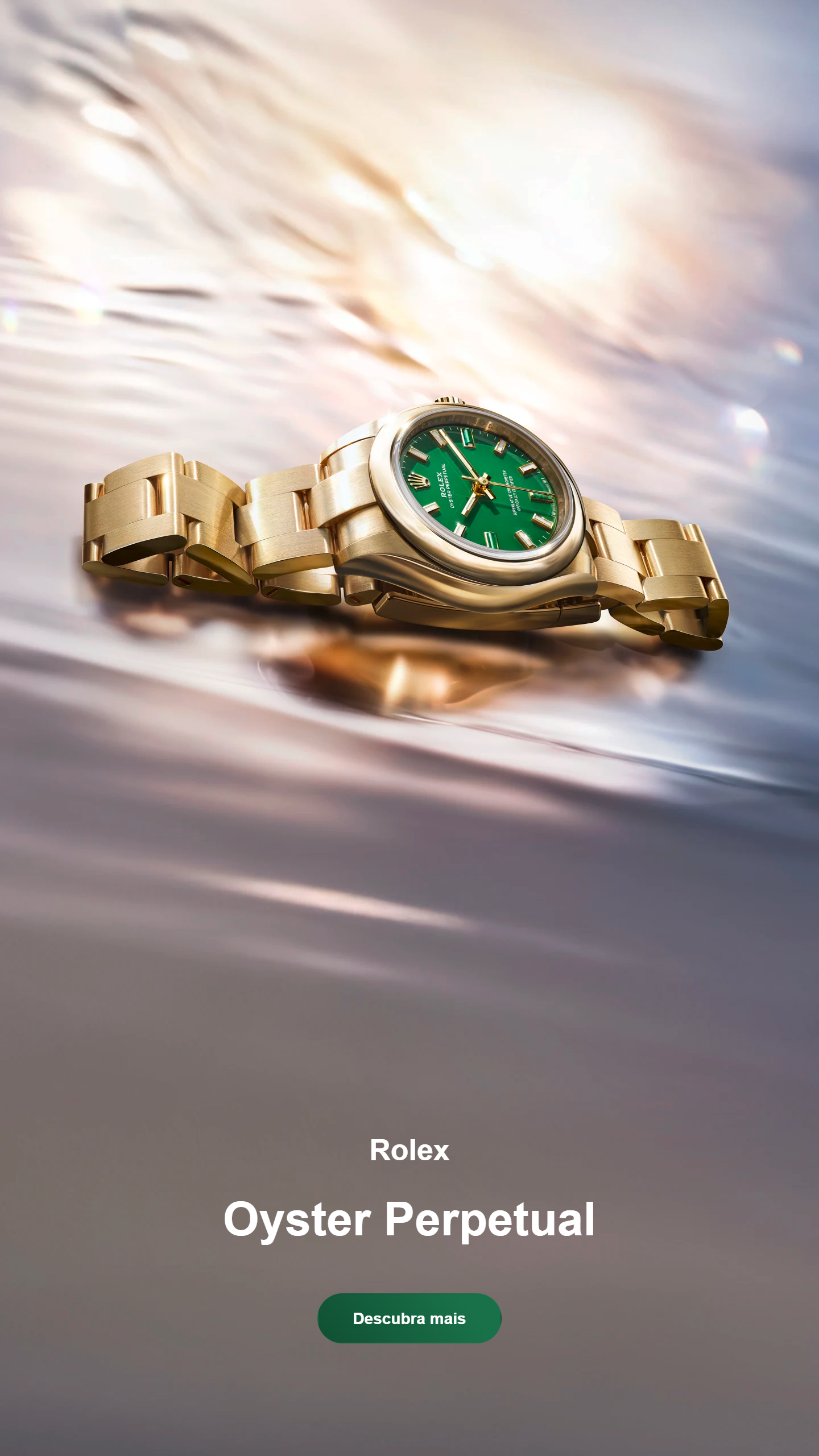 Rolex Oyster Perpetual Descubra Mais