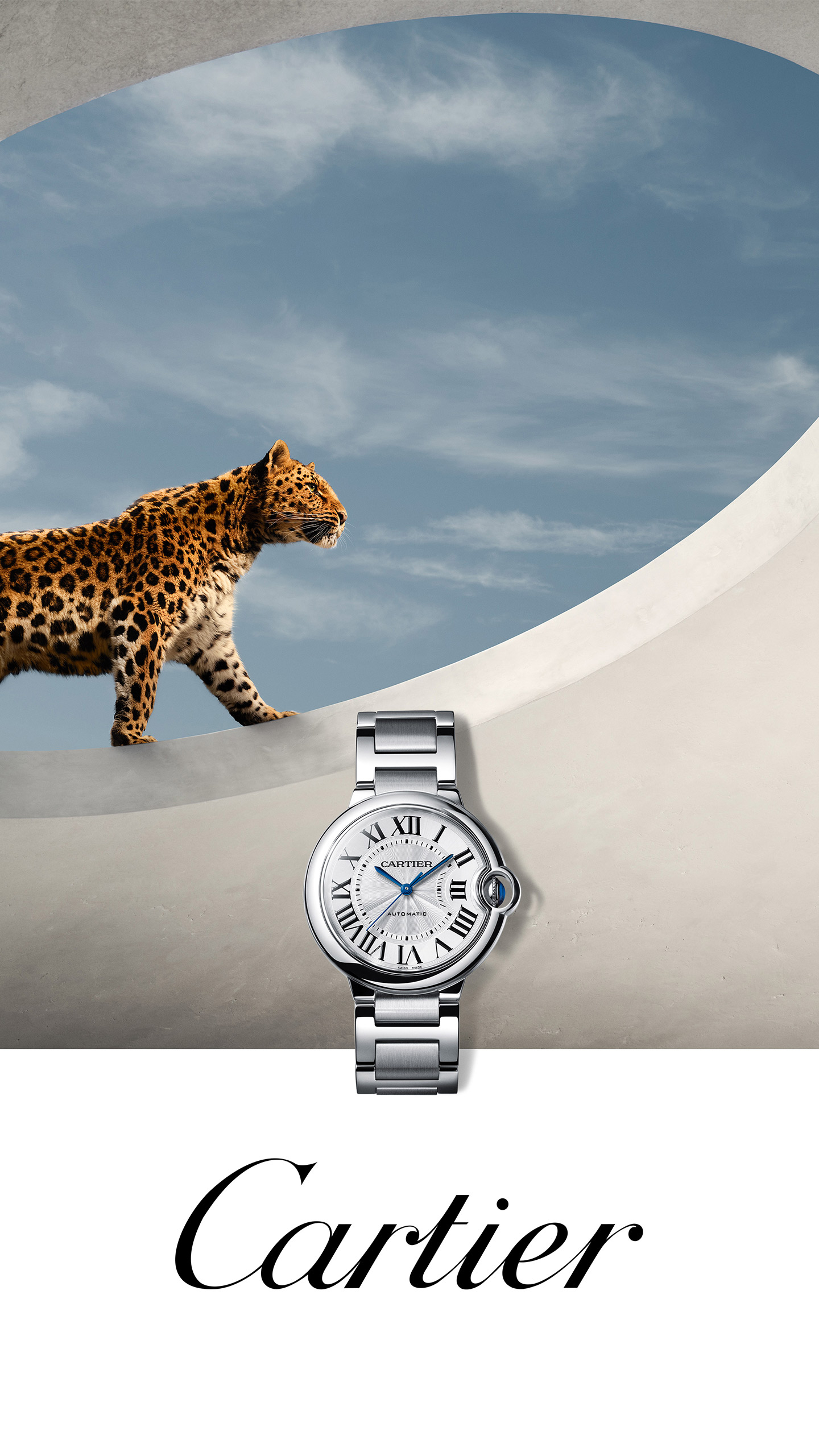 Cartier Ballon Bleu WSBB0048 36 mm em Aço Automático